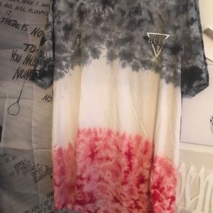 Guess tri color shirt